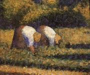 The Countrywoman in the work Georges Seurat